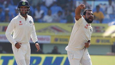 How Shami set up Alastair Cook