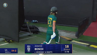 IND-W vs SA-W 2024, 2nd ODI: Anneke Bosch Wicket