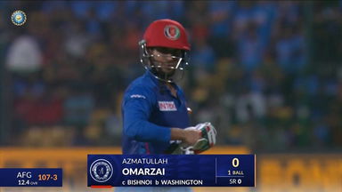 IND vs AFG 2024, 3RD T20I: Azmatullah Omarzai Wicket