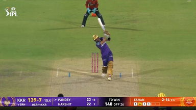 IPL 2025 M68: SRH vs KKR - Manish Pandey Six