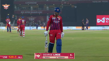 IPL 2026 M38: LSG vs KKR - Geogre Linde Wicket