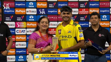 IPL 2025 M52: RCB vs CSK - RuPay On-The-Go 4s of the Match - Ayush Mhatre
