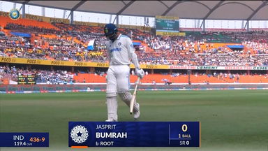 IND vs ENG 2024, 1ST Test: Jasprit Bumrah Wicket