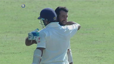 M Vijay & Pujara’s mammoth  209-run stand make England toil
