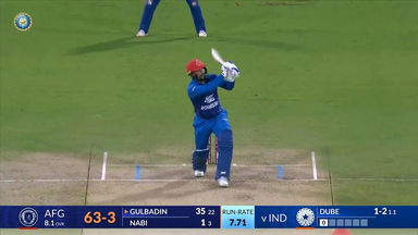 IND vs AFG 2024, 2ND T20I: Gulbadin Naib Six