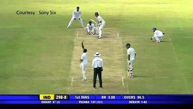 SL vs India, 3rd Test : Ind 1st Innings - Ishant Sharma wicket