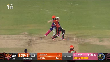 M50: SRH vs RR – Nitish Reddy Six