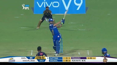 M41: KKR vs MI – Ben Cutting Six