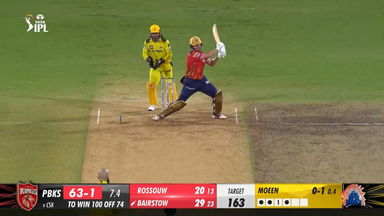 M49: CSK vs PBKS – Jonny Bairstow Six