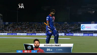 M50: DC vs SRH – Rishabh Pant Wicket