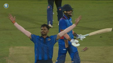 SMAT 2024 PQF2, Andhra vs Uttar Pradesh: K Sudharsan's excellent spell of 3/22
