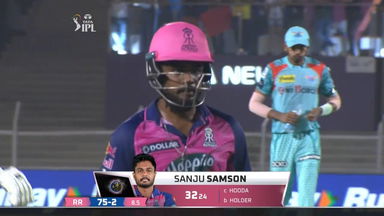 M63: LSG vs RR – Sanju Samson Wicket