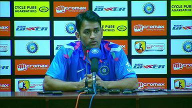 1ST ODI: IND vs WI  –   Press Conference – MS Dhoni