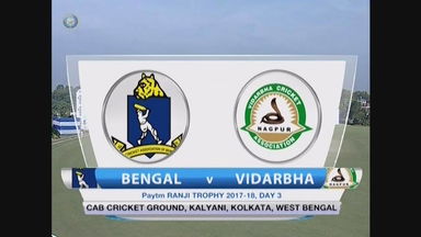 Ranji Trophy 2017-18: Bengal vs Vidarbha - Day 3 Highlights