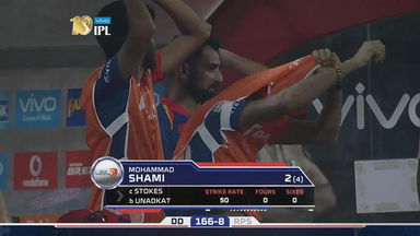 M52: DD vs RPS – Mohammed Shami Wicket