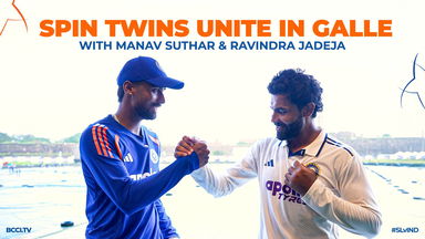 Spin Twins unite in Galle with Manav Suthar & Ravindra Jadeja