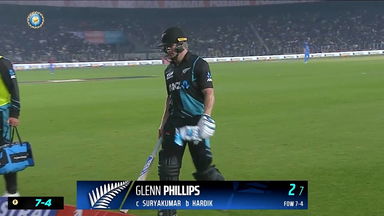 IND vs NZ 2023, 3RD T20I: Glenn Phillips  Wicket