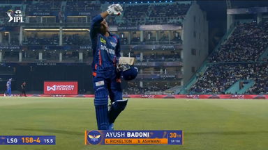 IPL 2025 M16: LSG vs MI - Ayush Badoni Wicket
