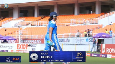 IND-W vs AUS-W 2025, 2nd ODI: Richa Ghosh Wicket
