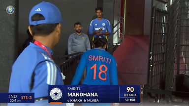 IND-W vs SA-W 2024, 3rd ODI: Smriti Mandhana Wicket