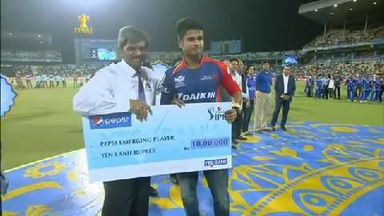 M60: MI vs CSK – Pepsi Emerging Player of the Season – Shreyas Iyer