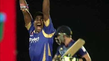 M18: RR vs OT –  Brendon McCullum lbw b Shukla