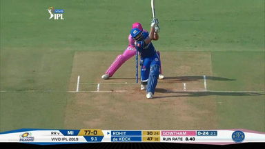 M27: MI vs RR – Rohit Sharma Six
