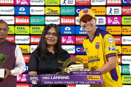 Sierra Super Striker of the Match: Match 14, Gujarat Giants vs UP Warriorz, WPL 2026: Meg Lanning