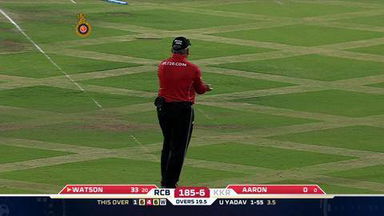 M30: RCB vs KKR – Shane Watson Wicket