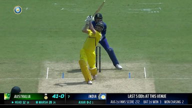 IND vs AUS 2023, 3RD ODI: Travis Head Six
