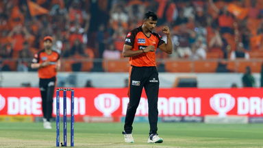 4, 4, OUT: Natarajan wins the battle against Rohit