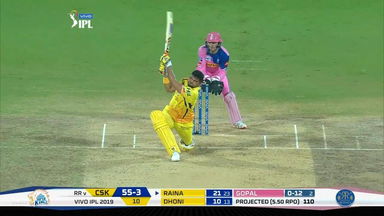 M12: CSK vs RR – Suresh Raina Six