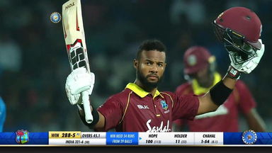Shai Hope's unbeaten 123
