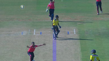 Simran Dil Bahadur's impressive 3/37 against India C