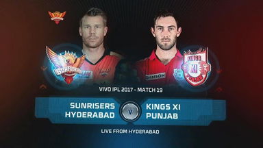 IPL 2017 M19: SRH vs KXIP  – Match Highlights