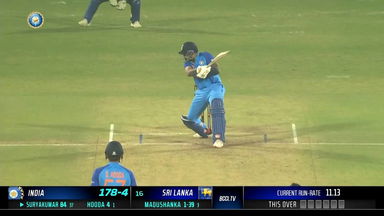 IND vs SL 2023, 3RD T20I: Suryakumar Yadav  Six