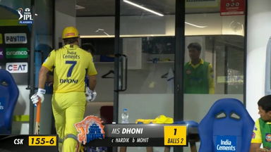 Q1: GT vs CSK – MS Dhoni Wicket
