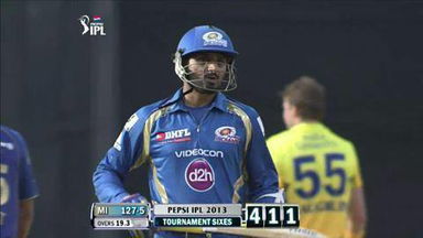 M49: MI vs CSK – Harbhajan Singh Six