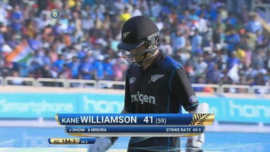 IND vs NZ 2016, 4th ODI: Kane Williamson Wicket