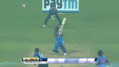 IND vs ENG 2017, 3rd ODI : Kedar Jadhav Six