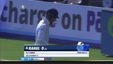 IND vs WI 2018, 1st Test Day 1: KL Rahul Wicket