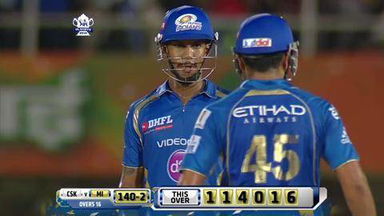 M58: CSK vs MI – Lendl Simmons Six