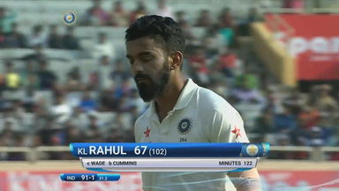 IND vs AUS 2017 - 3rd Test day 2 : KL Rahul Wicket
