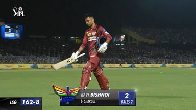 M68: KKR vs LSG – Ravi Bishnoi Wicket
