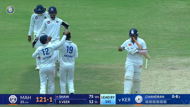 Ranji Trophy 2025-26, Kerala vs Maharashtra: Maharashtra 2nd Innings Fall of Wickets