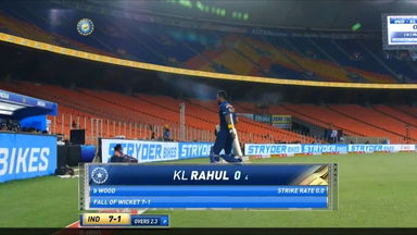 IND vs ENG 2021, 3rd T20I : KL Rahul Wicket