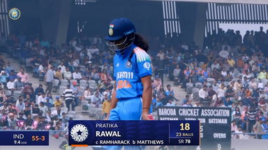 IND-W vs WI-W 2024, 3rd ODI: Pratika Rawal Wicket