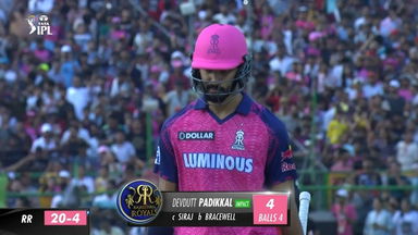 M60: RR vs RCB – Devdutt Padikkal   Wicket