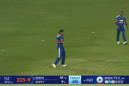 IND vs NZ 2026, 5th T20I: Ish Sodhi Wicket