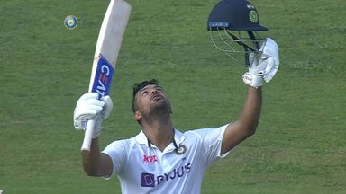 Mayank wows Wankhede with majestic 150